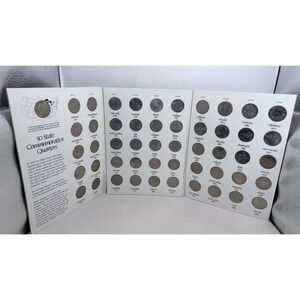 Panavu 50 State Commemorative Quarters 1999-2008 Collector Album Complete Set